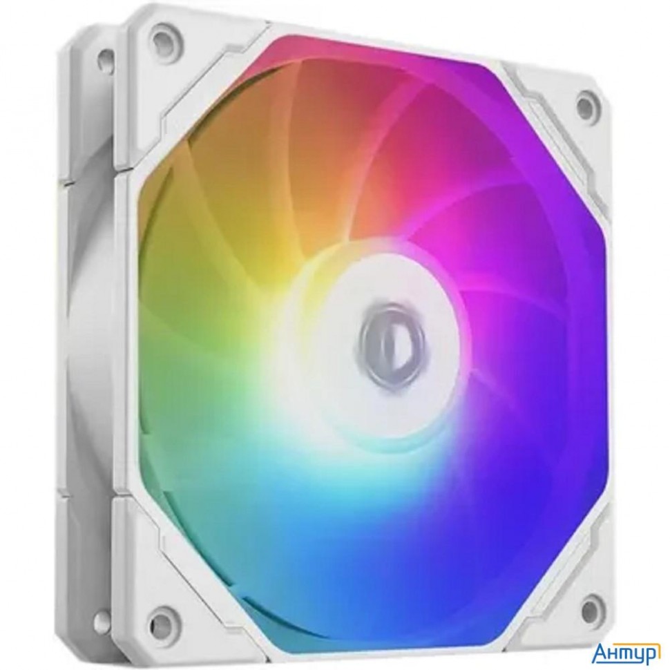 Вентилятор Id-cooling Tf-12025-pro-argb White 120x120x25мм (60шт./кор, Pwm, резиновые углы, белый, A
