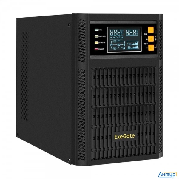 Exegate Ex296947rus ИБП On-line Exegate Powerexpert Tl-1000.lcd.avr.2sh.usb.rs232.snmp <1000va/1000w