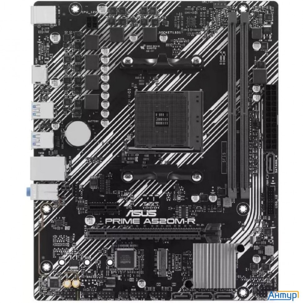 Asus Prime A520m-r (socket Am4, Matx, 2xddr4(64gb), Hdmi 2.1, 1xpcie 3.0x16/1xpcie 3.0, 1xlan, 4xsat