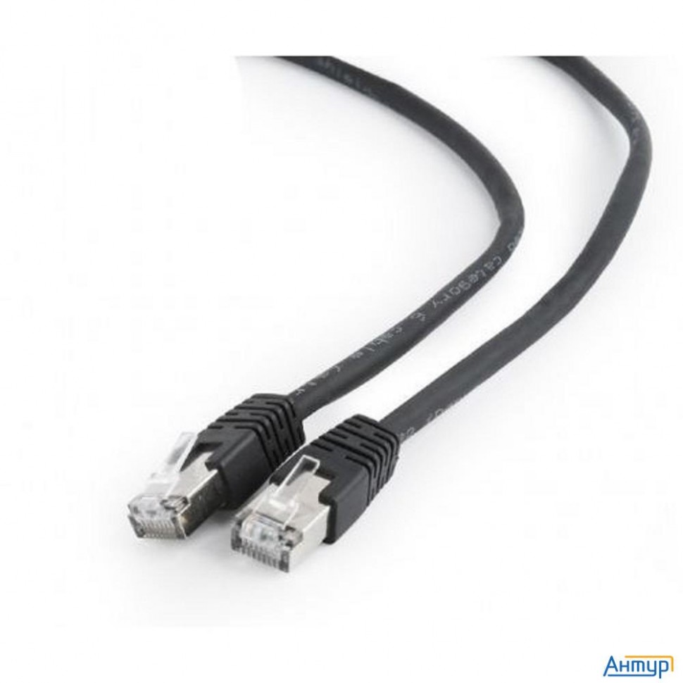 Cablexpert Патч-корд Ftp Pp6-1m кат.6, 1м, литой, многожильный (черный)