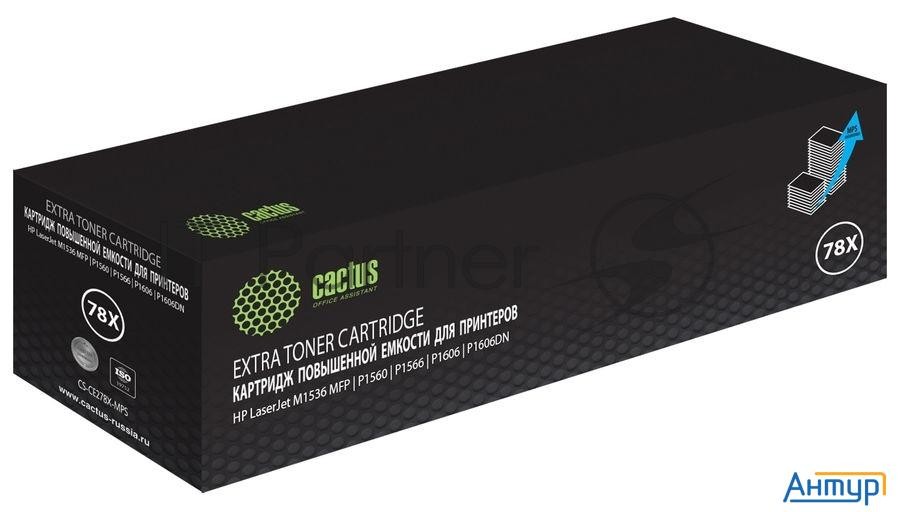 Картридж лазерный Cactus Cs Ce278x Mps черный  3000стр.  для Hp Lj P1566/p1606w
