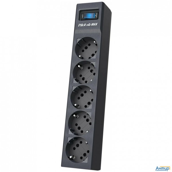 Zis Сетевой фильтр Pilot Sg Max 1.8m {5 розеток Gp с заземлением, 3300 Вт}