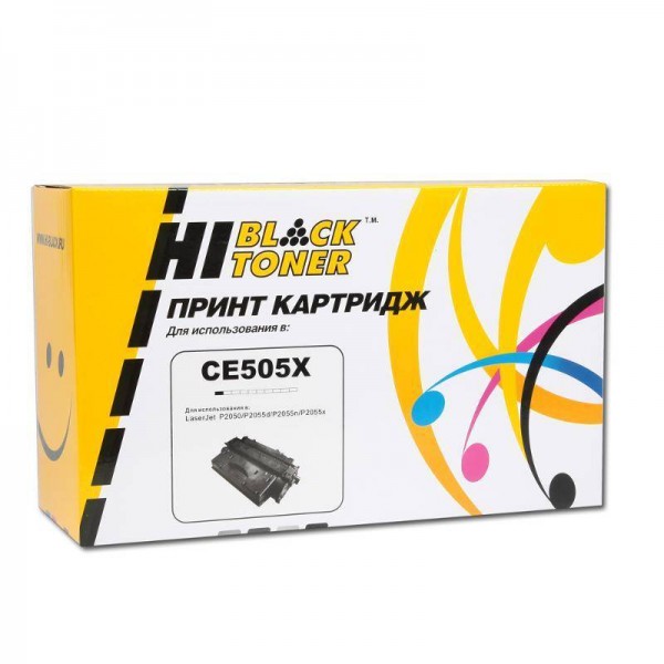 Ce505x_hi-black  Картридж Hi-black для  Lj P2055d/2055dn/2055x