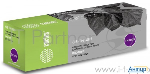 Тонер Картридж Cactus Cs Tn1095 черный  1500стр.  для Brother Dcp 1602/1602r