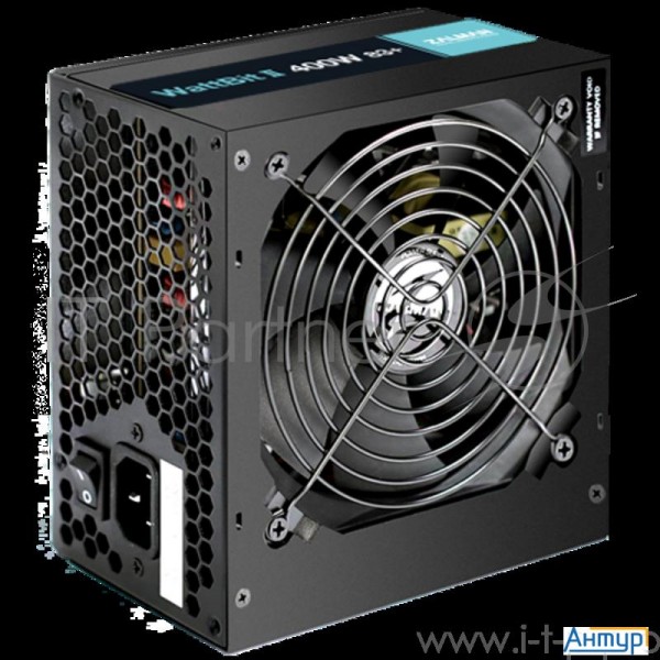 Блок питания Zalman Zm400 Xeii, 400w, Atx12v V2.3, Dual Forward Switching Circuit Design, 12cm Fan,