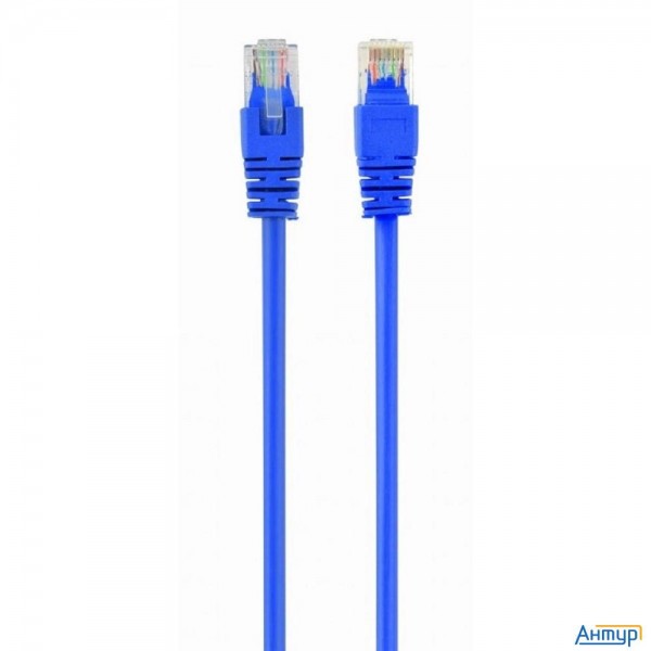 Gembird/cablexpert Патч-корд Utp 5e, 3м, литой, многожильный, синий (pp12-3m/b)