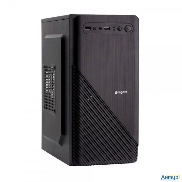 Minitower Exegate Ex277799rus Корпус Baa-103 Black, Matx, <aaa450, 80mm>, 2*usb, Audio