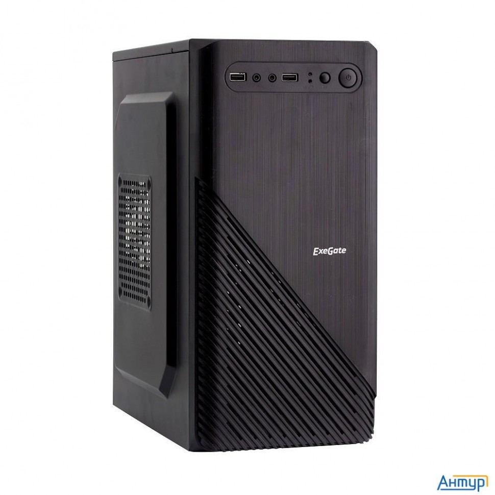 Minitower Exegate Ex277799rus Корпус Baa-103 Black, Matx, <aaa450, 80mm>, 2*usb, Audio