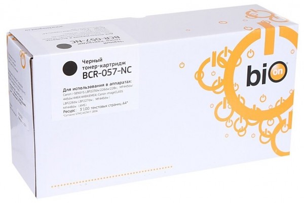 Bion Cartridge 057 Картридж для Canon I-sensys Lbp223dw/226dw/228x/mf443dw/445dw/446x/449x (3'100 ст