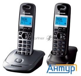 Телефон Panasonic Kx-tg2512ru1 {Доп трубка в комплекте, АОН, Caller Id, спикерфон, полифония}