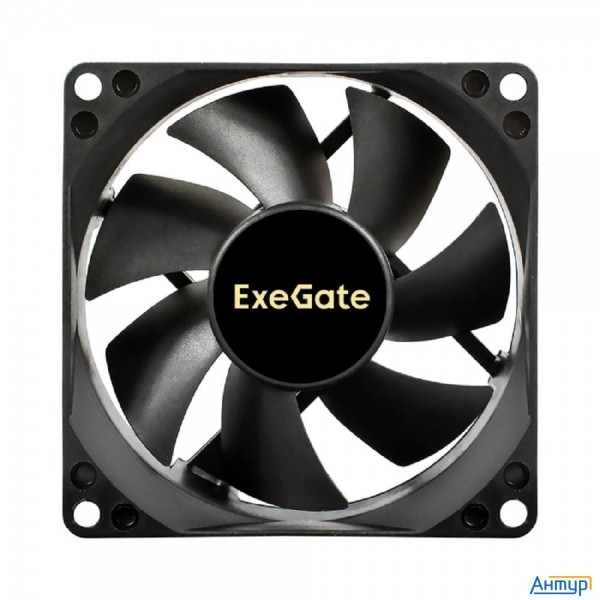 Exegate Ex297043rus Вентилятор 12В Dc Exegate Extrasilent Es08025s3p (80x80x25 мм, Sleeve Bearing (п