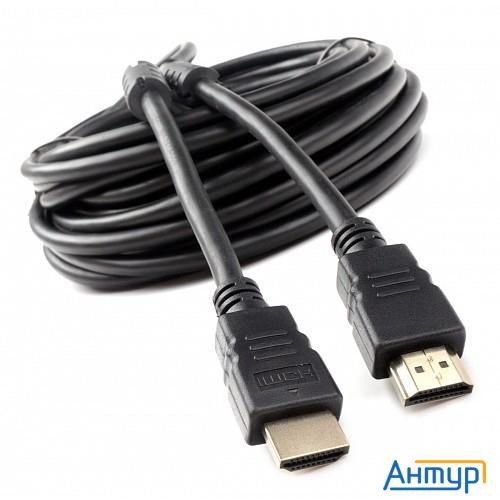 Cablexpert Кабель Hdmi Ccf2-hdmi4-10m, 10м, V2.0, 19m/19m, черный, позол.разъемы, экран, 2 ферр коль