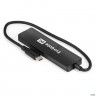 Usb-Хаб (концентратор) 4-в-1 Exegate Dub-4cp/3 (кабель-адаптер Usb Type C --> 4xusb3.0, Plug&play, ч