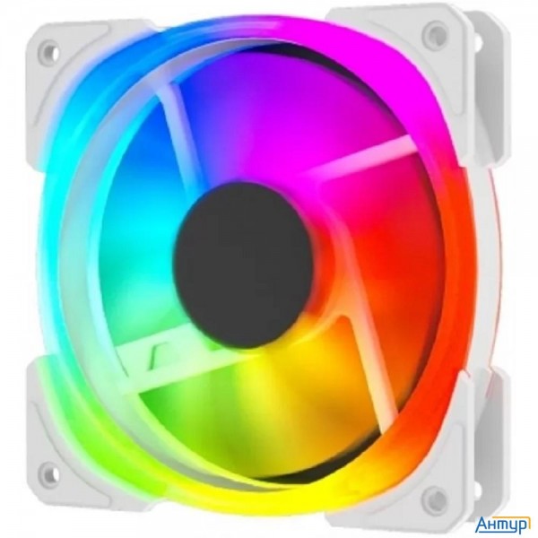 Вентилятор Powercase (cm21-14w Argb) White 140x140x25мм (pwm, 100шт./кор, 4pin +argb Sync, 800-1500±