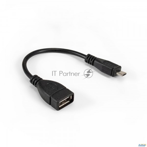 Кабель Otg Usb 2.0 Exegate Ex-otg-usb2-afmicrobm5p-0.15 (af/microbm 5p, 0,15м)