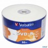 Диск Dvd-r Verbatim 4,7 Gb 16x Datalife Inkjet Printable, Shrink, 50 шт (43793)