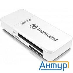 Usb 3.0 Multi-card Reader F5 All In 1 Transcend [ts-rdf5w] White