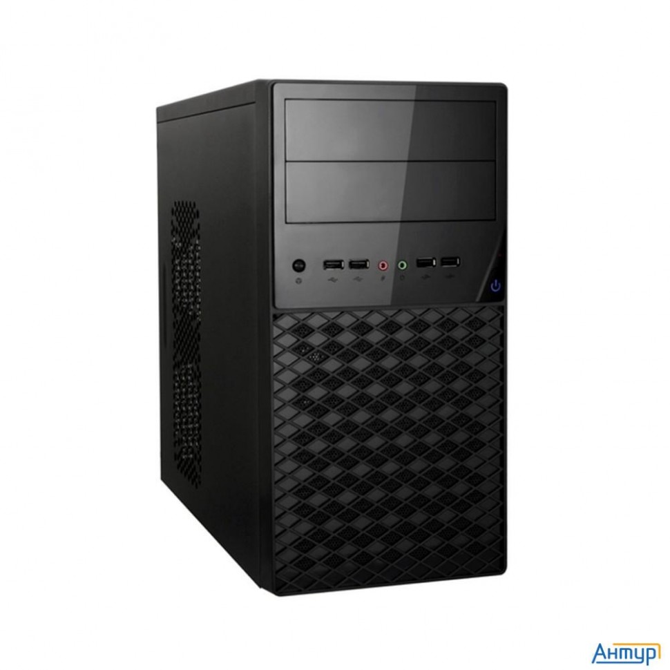 Exegate Ex284032rus Корпус Minitower Ba-203u Black, Matx, <без БП>, 2*usb+1*usb3.0, Audio