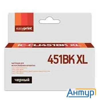 Easyprint Cli-451bk Xl Картридж Ic-cli451bk Xl для Canon Pixma Ip7240/mg5440/6340, черный, с чипом