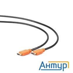 Кабель Hdmi Gembird/cablexpert , 4.5м, V1.4, 19m/19m, серия Light, черный, позол.разъемы, экран (cc-