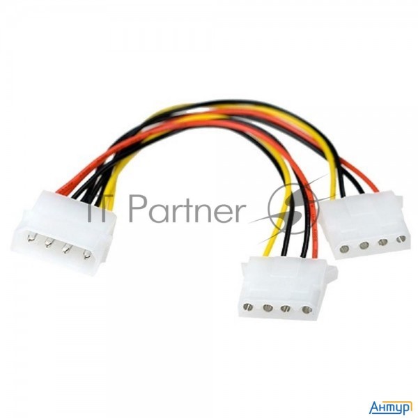 Разветвитель питания Ide-устройств Molex (ide)  в 2*molex (ide), 15см Exegate