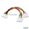 Разветвитель питания Ide-устройств Molex (ide)  в 2*molex (ide), 15см Exegate