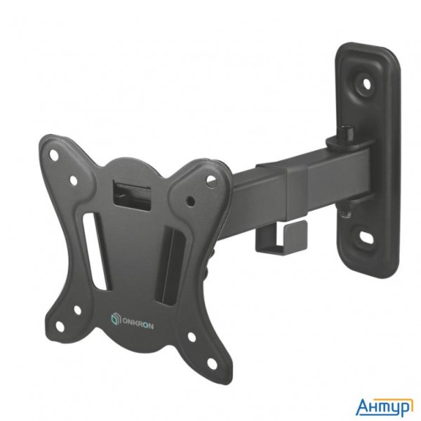 Onkron Np14 кронштейн для телевизора 10"-32" наклонно-поворотный, чёрный