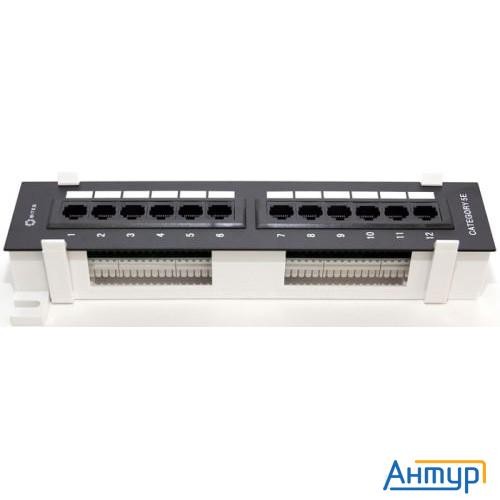 5bites Ppu55-04w Патч-панель Utp / 5e / 12p / Krone / 110 / Dual Idc / 10" / Wall