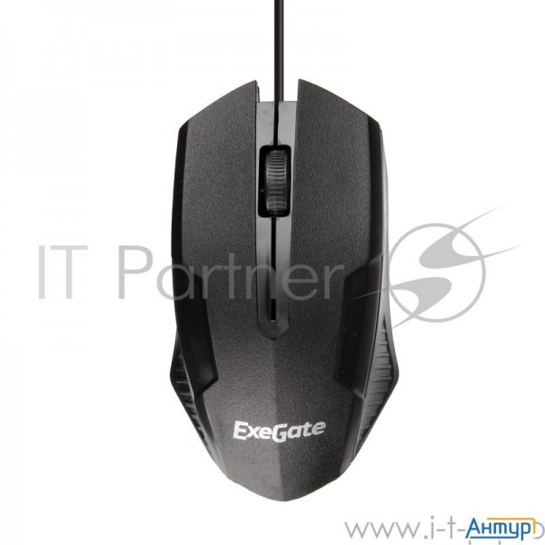 Мышь Exegate Sh-9025  <black, Optical,  3btn/scroll, 1000dpi, Usb>, Color Box