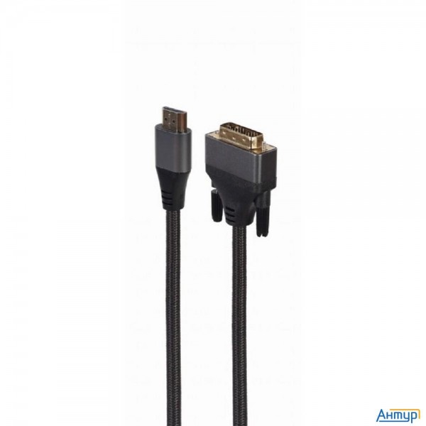 Cablexpert Кабель Hdmi-dvi , 4k, 19m/19m, 1.8м, Single Link, пакет (cc-hdmi-dvi-4k-6)