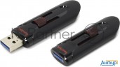 Флеш Диск Sandisk 128gb Cruzer Glide Sdcz600-128g-g35 Usb3.0 черный/красный