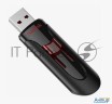 Флеш Диск Sandisk 128gb Cruzer Glide Sdcz600-128g-g35 Usb3.0 черный/красный