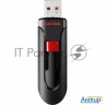 Флеш Диск Sandisk 128gb Cruzer Glide Sdcz600-128g-g35 Usb3.0 черный/красный