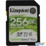 Флеш карта Sdxc 256gb Class10 Kingston <sds2/256gb>, Canvas Select 100r Cl10 Uhs-i