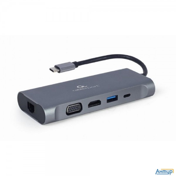 Cablexpert A-cm-combo7-01 Адаптер интерфейсов Cablexpert A-cm-combo7-01, Usb-cm 7-в-1 (type-c, Usb3.