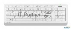 Клавиатура + мышь A4tech Fstyler Fg1010s клав:белый/серый мышь:белый/серый Usb беспроводная Multimed