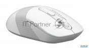 Клавиатура + мышь A4tech Fstyler Fg1010s клав:белый/серый мышь:белый/серый Usb беспроводная Multimed