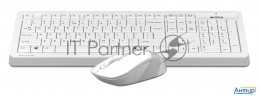 Клавиатура + мышь A4tech Fstyler Fg1010s клав:белый/серый мышь:белый/серый Usb беспроводная Multimed