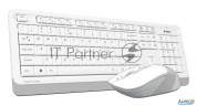 Клавиатура + мышь A4tech Fstyler Fg1010s клав:белый/серый мышь:белый/серый Usb беспроводная Multimed