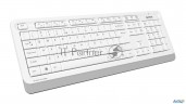 Клавиатура + мышь A4tech Fstyler Fg1010s клав:белый/серый мышь:белый/серый Usb беспроводная Multimed
