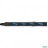 Usb-Хаб (концентратор) 4-в-1 Exegate Dub-4p/3 (кабель-адаптер Usb3.0 --> 4xusb3.0, Plug&play, черный