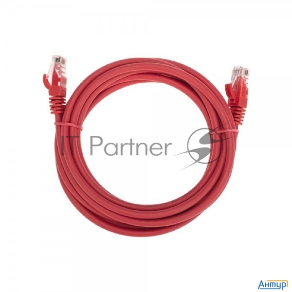Патч-корд U/utp Rexant категория 6, Rj45-rj45, неэкранированный, 26awg, Lszh, красный, 3 м