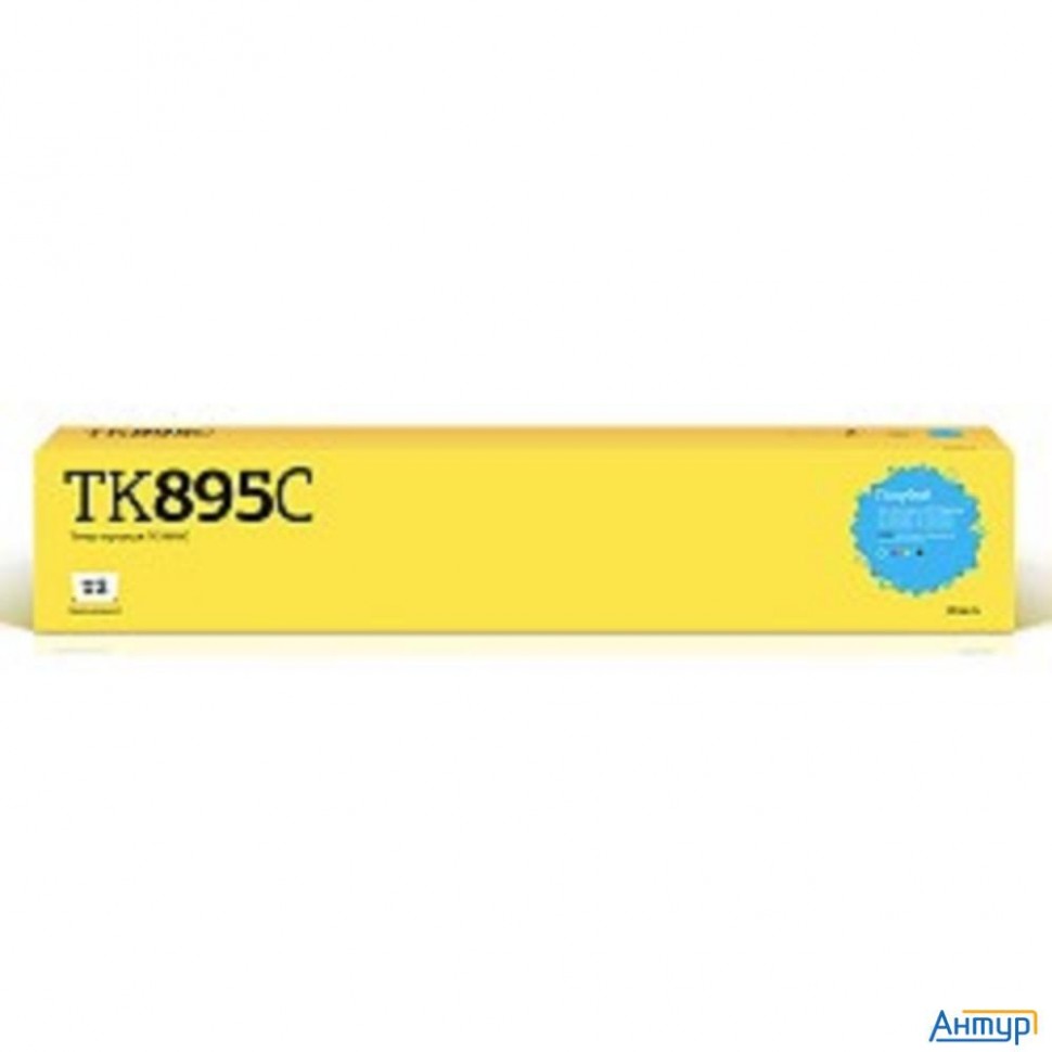 T2 Tk-895c Тонер-картридж (tc-k895c) для Kyocera Fs-c8020/c8025/c8520/c8525 (6000 стр.) голубой, с ч