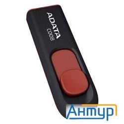 A-data Flash Drive 64gb С008 Ac008-64g-rkd {usb2.0, Black-red}