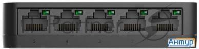 Коммутатор Dgs-1005a Unmanaged Switch 5x1000base-t, Plastic Case