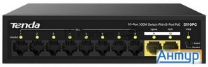 Коммутатор Tenda S110pc 10port 10/100m
