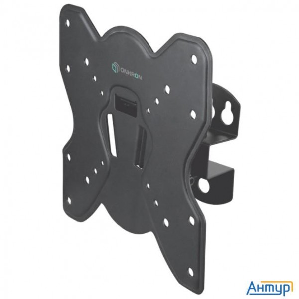 Onkron Np23 кронштейн для телевизора 17"-43" наклонно-поворотный, чёрный