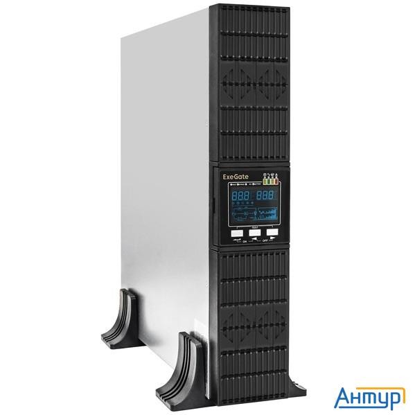 Exegate Ex293049rus ИБП On-line Exegate Powerexpert Uls-2000.lcd.avr.1sh.2c13.usb.rs232.snmp.2u <200
