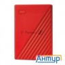 Жесткий диск Wd Original Usb 3.0 2tb Wdbyvg0020brd-wesn My Passport 2.5" красный