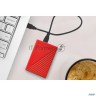 Жесткий диск Wd Original Usb 3.0 2tb Wdbyvg0020brd-wesn My Passport 2.5" красный